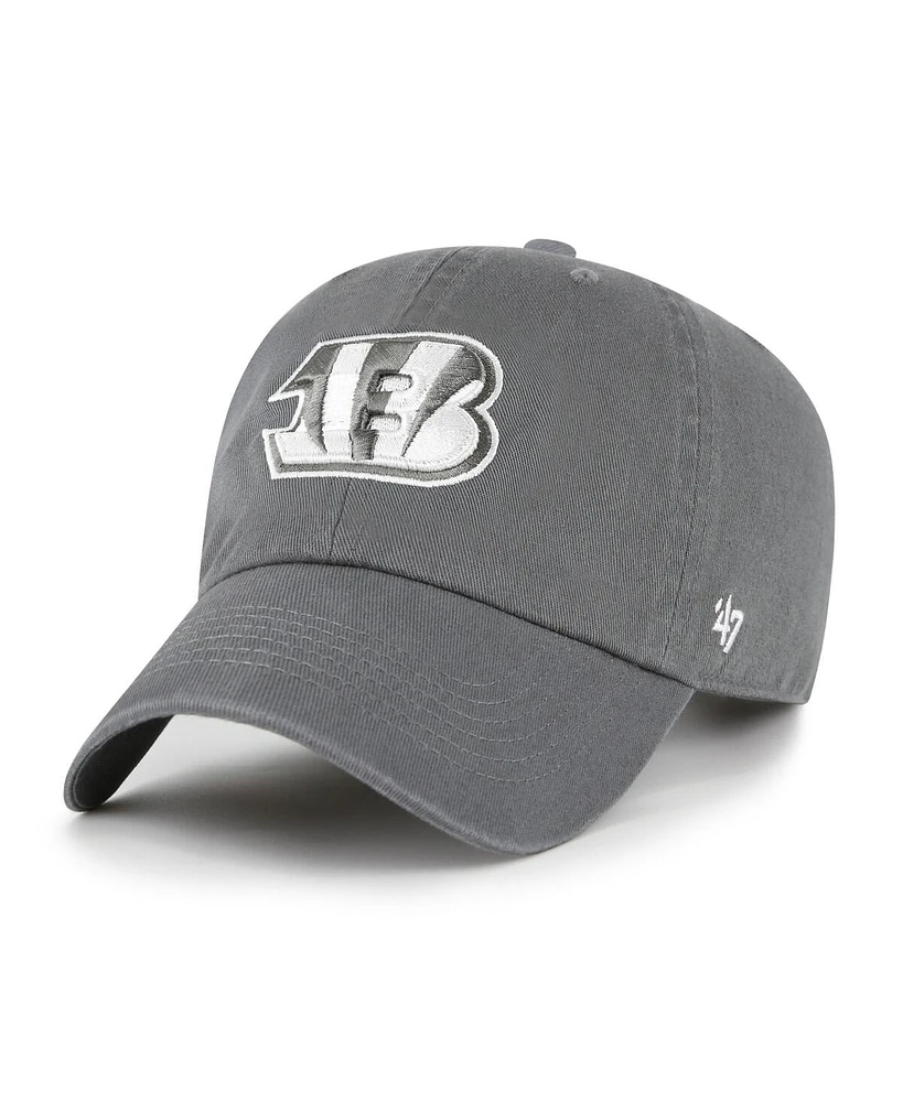 '47 Brand Women's Gray Cincinnati Bengals Bright Side Clean Up Adjustable Hat