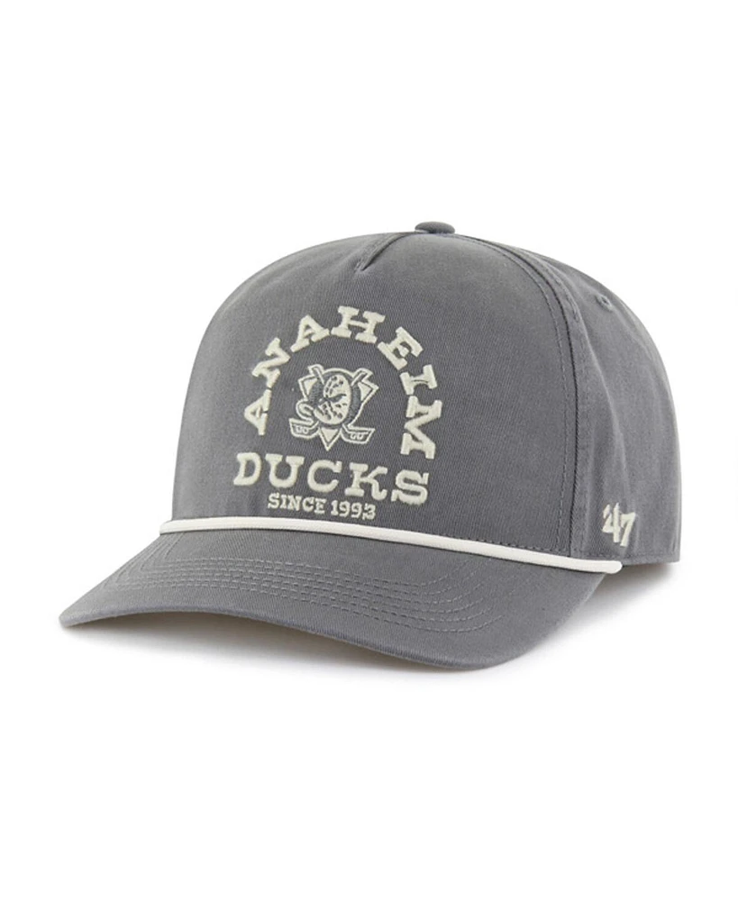 '47 Brand Men's Charcoal Anaheim Ducks Canyon Ranchero Hitch Adjustable Hat