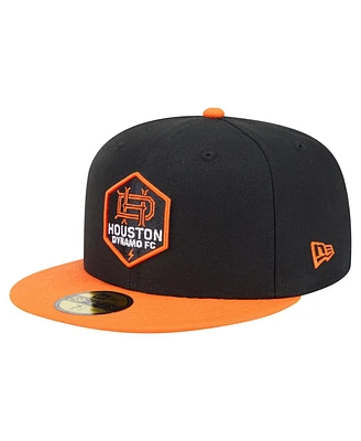 New Era Men's Black Houston Dynamo Fc 2025 Kickoff 59FIFTY Fitted Hat