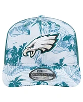 New Era Men's Midnight Green Philadelphia Eagles Hula Trucker 9SEVENTY Adjustable Hat