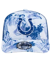 New Era Men's Royal Indianapolis Colts Hula 9SEVENTY Adjustable Trucker Hat