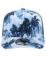 New Era Men's Navy Atlanta Braves Hula Trucker 9SEVENTY Adjustable Hat