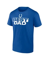 Logo Athletic Men's Royal Indianapolis Colts Best Dad T-Shirt