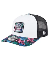 New Era Men's White Los Angeles Lakers Floral 9SEVENTY Adjustable Hat