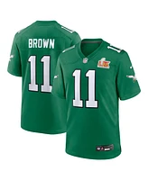 Nike Men's A.j. Brown Kelly Green Philadelphia Eagles Super Bowl Lix 2nd Alternate Game Jersey