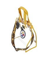 Loungefly Pittsburgh Steelers Clear Convertible Backpack Tote Bag