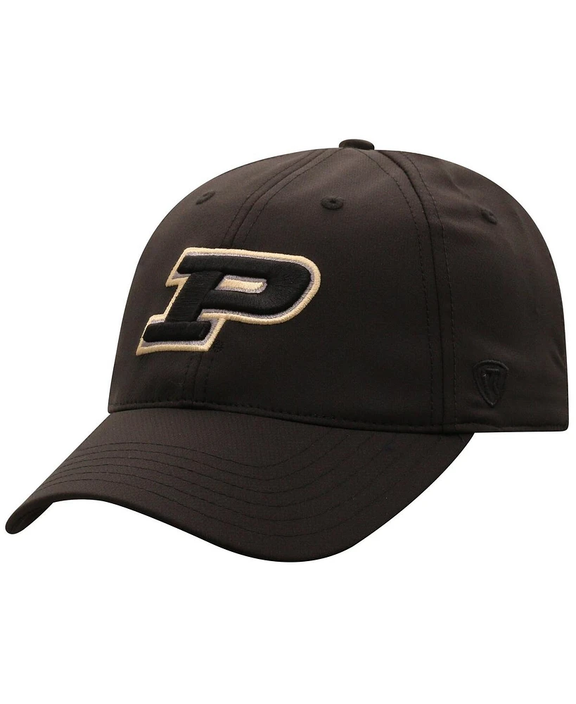 Top of the World Men's Black Purdue Boilermakers Victory Trainer Adjustable Hat