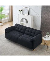 Creamy Cloud Fabric Sofa