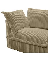 Koala Armless Sofa - Camel