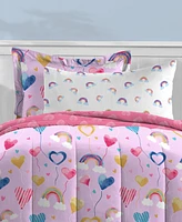 Dream Factory Balloon Hearts Reversible -Pc. Comforter Set