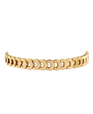 Pre-Owned Cartier Vintage C de Cartier Link Bracelet 18K Gold