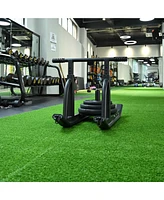 Yescom 2pcs 50x3 Ft Artificial Grass Turf 0.8" Fake Grass Rug Synthetic Lawn Indoor Batting Tunnels Outdoor Home Decor