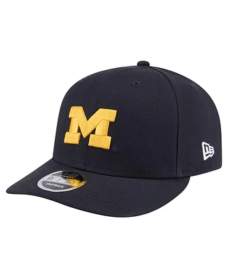 New Era Men's Navy Michigan Wolverines Low Profile 9FIFTY Snapback Hat