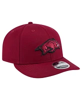 New Era Men's Cardinal Arkansas Razorbacks Low Profile 9FIFTY Snapback Hat