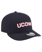 New Era Men's Navy UConn Huskies Low Profile 9FIFTY Snapback Hat