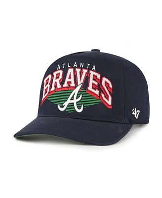'47 Brand Men's Navy Atlanta Braves Pomona Hitch Adjustable Hat