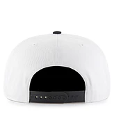 '47 Brand Men's White/Black St. Louis Cardinals Foundation Captain Snapback Hat