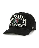 '47 Brand Men's Black Arizona Diamondbacks Pitchout Rope Hitch Adjustable Hat