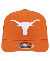 New Era Men's Texas Orange Texas Longhorns Primary 9SEVENTY Trucker Stretch-Snap Hat