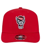 New Era Men's Red Nc State Wolfpack Primary 9SEVENTY Trucker Stretch-Snap Hat