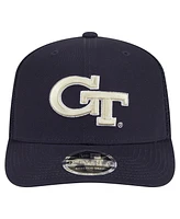 New Era Men's Navy Georgia Tech Yellow Jackets Primary 9SEVENTY Trucker Stretch-Snap Hat
