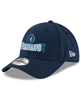 New Era Men's Navy Minnesota Timberwolves 2025 Nba Playoffs 9FORTY Adjustable Hat