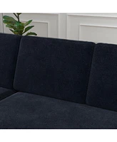 Spacious 2-Pack Sofa Bed with Storage Chaise and Comfortable Cushions