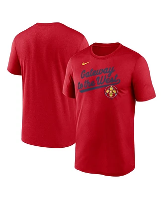 Nike Men's Red St. Louis Cardinals 2025 City Connect Team Phrase Script Legend Performance T-Shirt