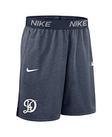 Nike Men's Navy Los Angeles Dodgers Authentic Collection City Connect Performance Knit Shorts