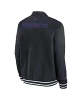Nike Men's Black Toronto Blue Jays Authentic Collection City Connect Full-Zip Bomber Jacket