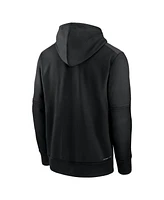 Nike Men's Black Baltimore Orioles Authentic Collection City Connect Therma Pullover Hoodie