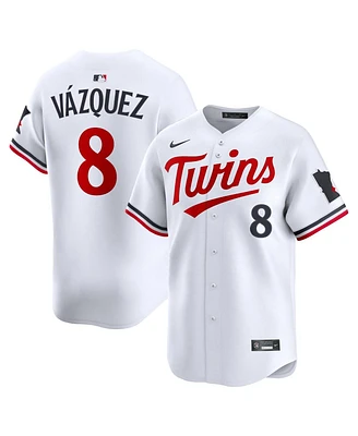 Nike Men's Christian Vazquez White Minnesota Twins Home Limited Jersey