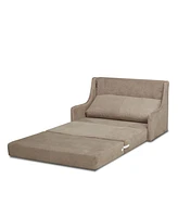 Gold Sparrow 43.5" Polyester Avery Fremont Convertible Loveseat Sleeper, Created for Macy's