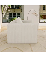 Modular Sectional Sofa Couch,78.8inch Oversized Loveseat Sofa, 2 Seater Upholstered with Corduroy Fabric Couches