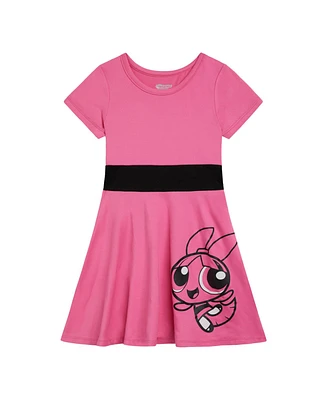 Powerpuff Girls Girls Powerpuff Blossom Cosplay Dress
