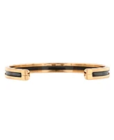 Pre-Owned Bvlgari B.Zero1 Cuff Bracelet 18K Rose Gold and Stainless Steel