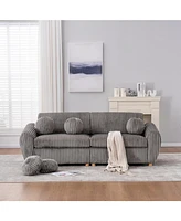 84" Corduroy Sofa Couch