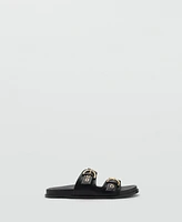 Mango Women's Buckle Strap Sandals