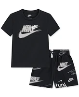 Nike Toddler Club Brand Energy T-Shirt & Shorts, 2 Piece Set