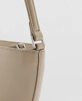 Mango Women's Oval Shoulder Bag