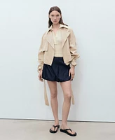 Mango Women's Balloon Denim Skirts