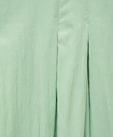 Mango Women's Pleated A-Line Dress