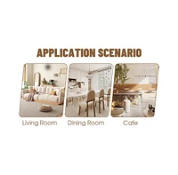 Pandora Stone Dining Table Set with Benches: Modern Luxury for Your Home