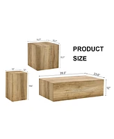 Harmonious Wooden Mdf Coffee Table Set - A Choice for Modern Home Harmony.