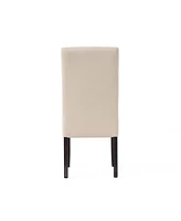 T-Stitch Upholstered Dining Chairs - Set of 2