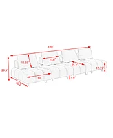 inches long, Teddy Sofa Fabric, with spacious and comfortable seats