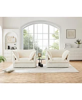 Cozy Corduroy Armchair Set (2) for Home Spaces