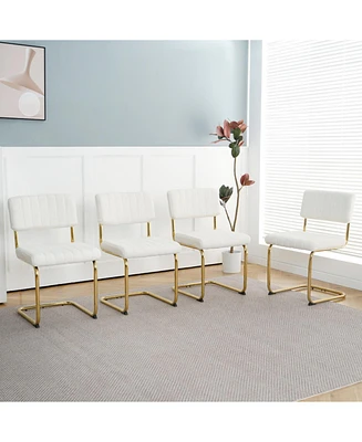 Modern Light Luxury Dining Chair (Set of 4)