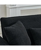 97" Teddy Velvet Sofa for Living & Office Spaces