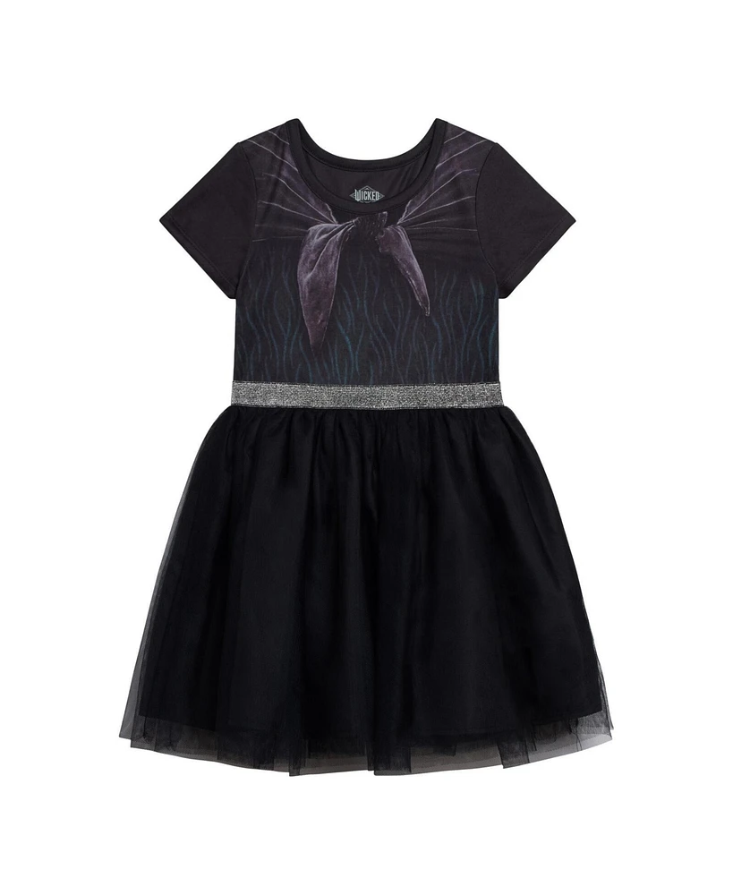 Wicked Toddler Girls Universal Studios Cosplay Tulle Dress to (2T - 14-16